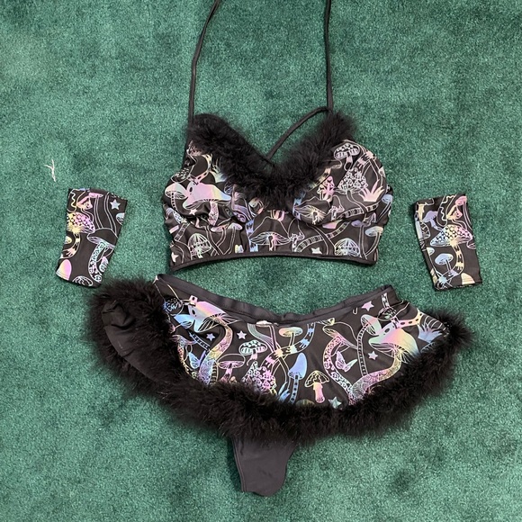 Rave Wonderland Other - Reflective mushroom rave set